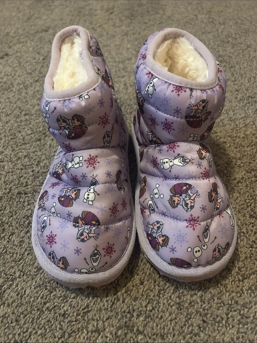Kids Lavender Character Bootie One-Piece